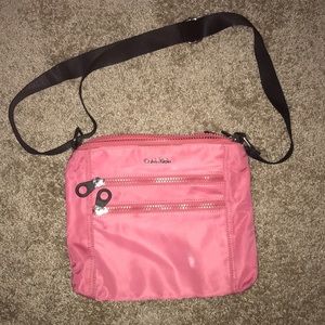 Pink Calvin Klein crossbody bag